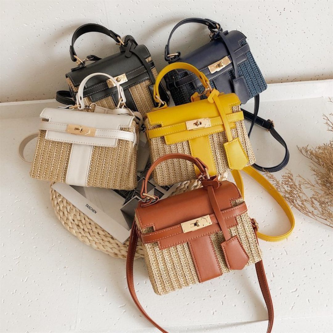 Vintage Woven Handbag