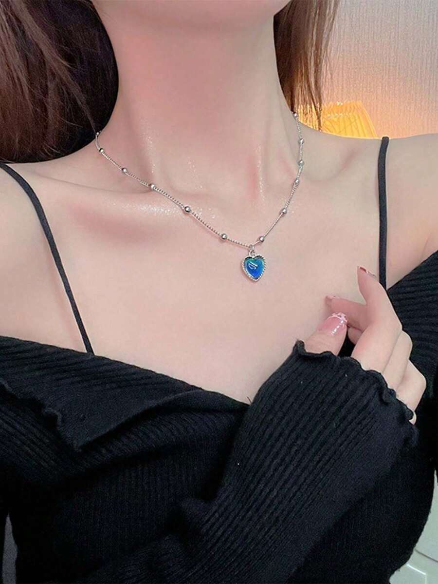 Celeste Heart Necklace