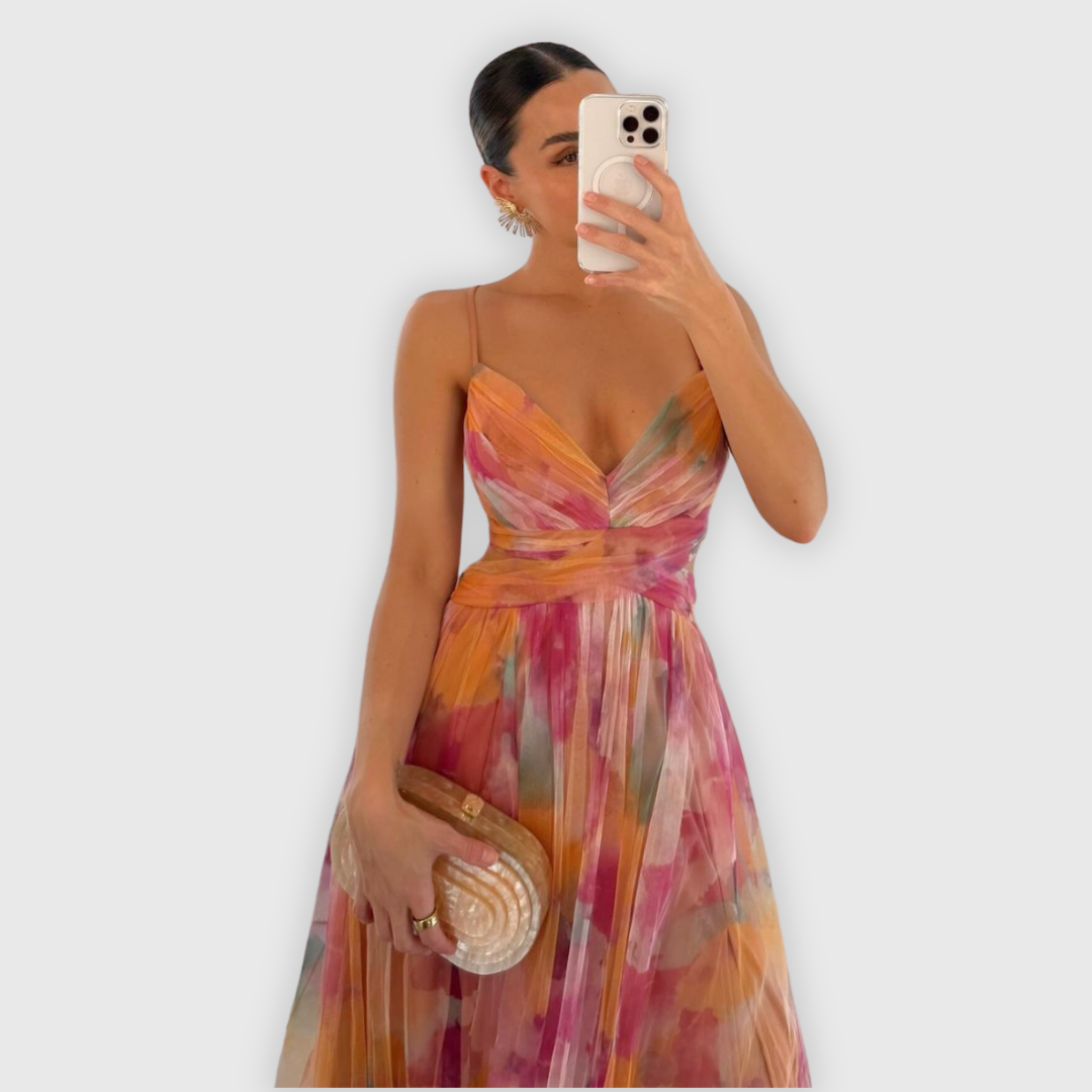 The Elara Sunset Dress