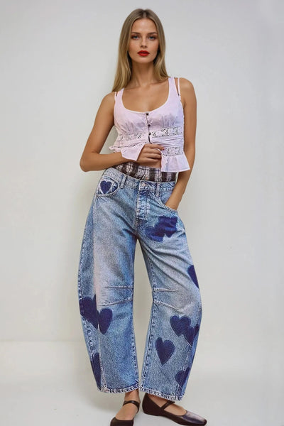 Avery Casual Mid-Rise Jeans