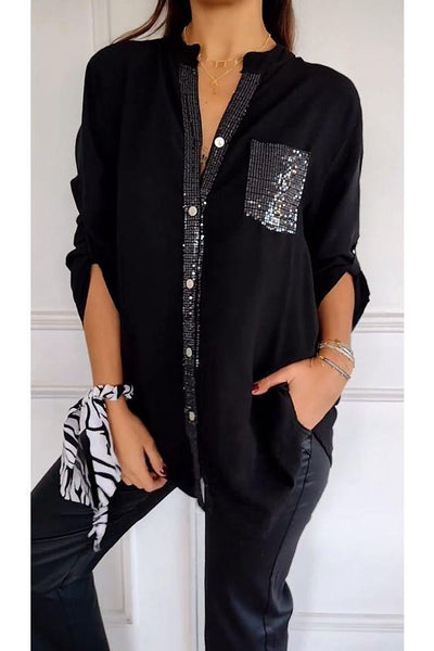 The Stella Sequin Blouse