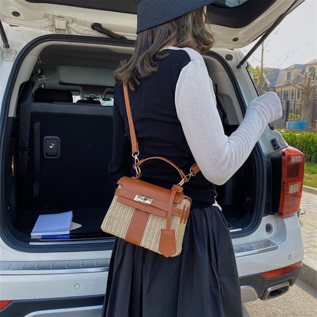 Vintage Woven Handbag