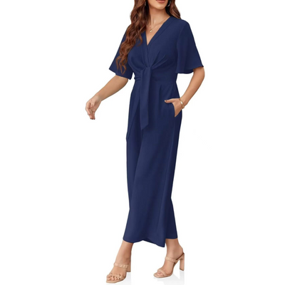 EIRA™ - Elegant Summer Tie Knot Jumpsuits