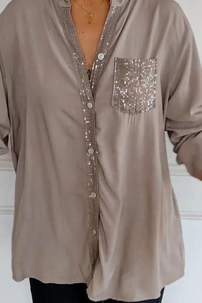 The Stella Sequin Blouse