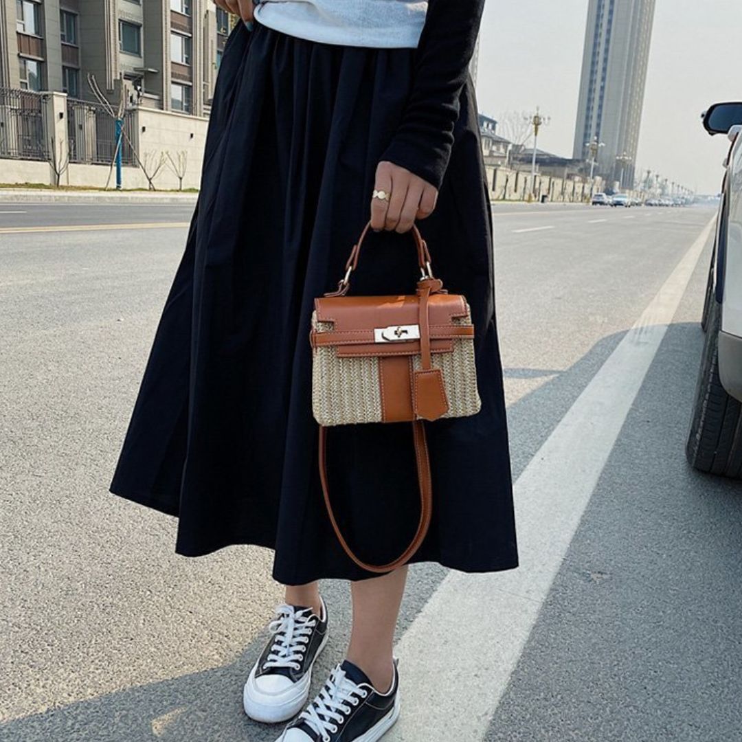 Vintage Woven Handbag