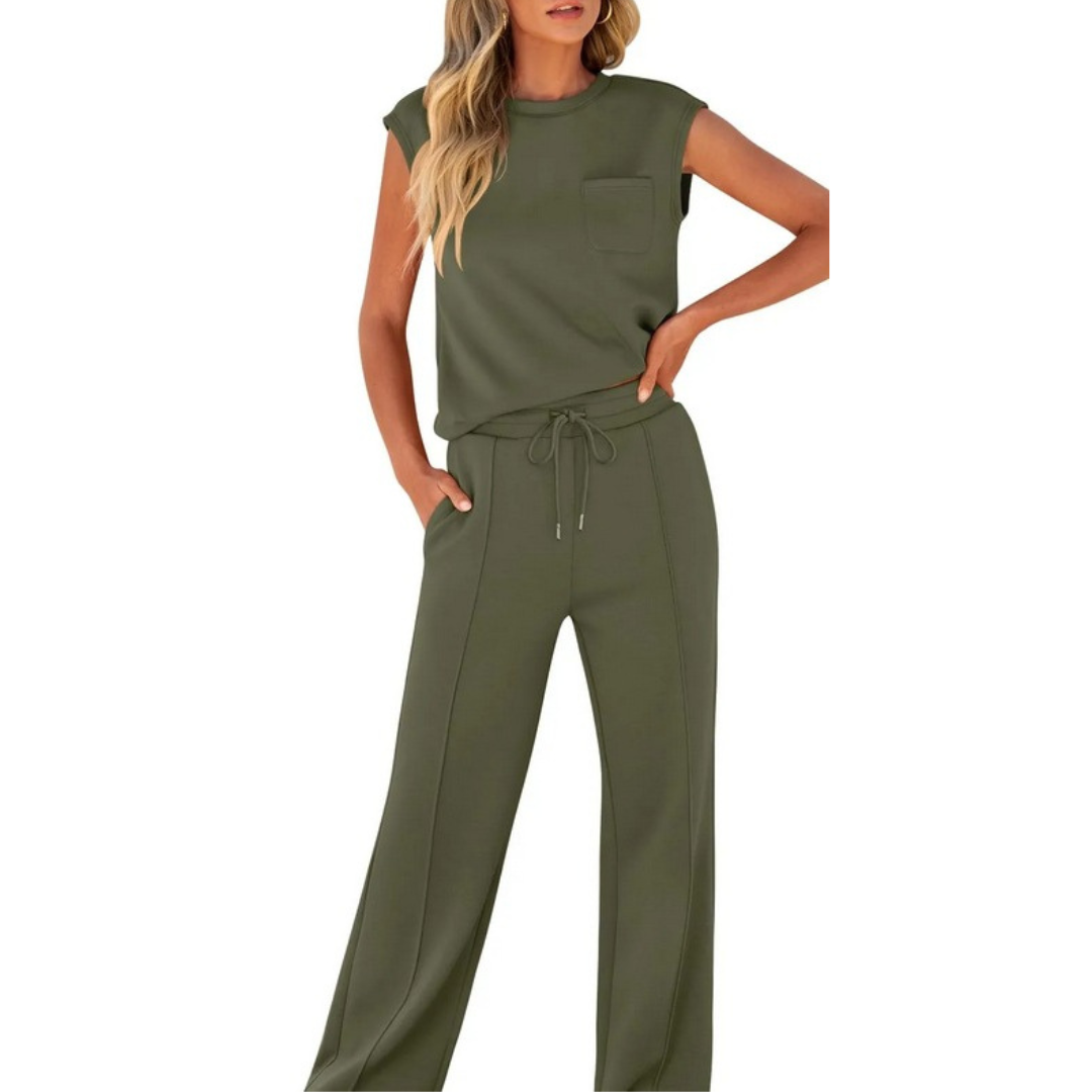 KAIYA | Casual Summer Soft Lounge Co-Ord
