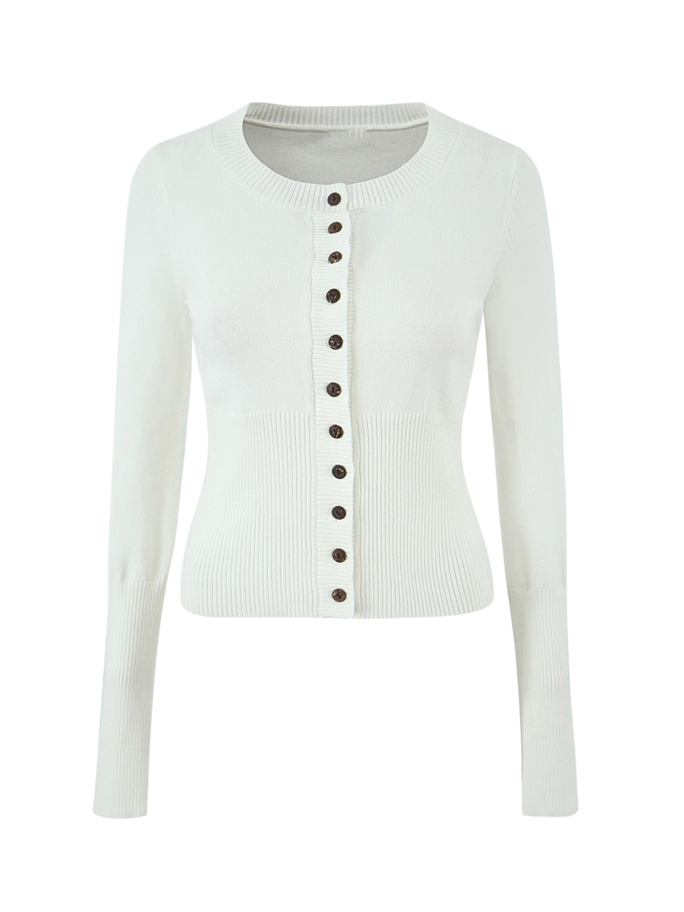 Cleo Knit Button-Up And Mini Skirt Set