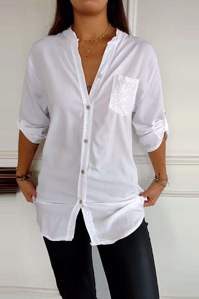 The Stella Sequin Blouse