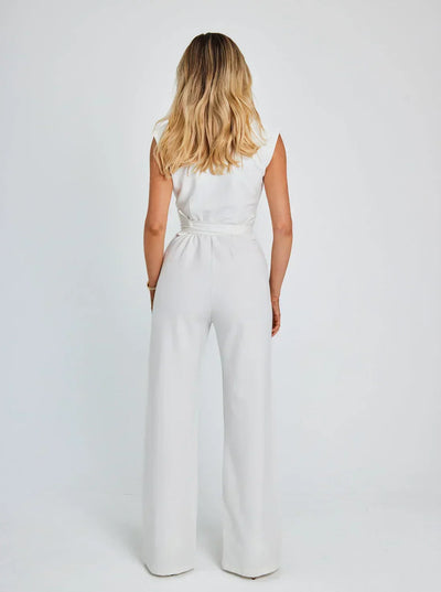 Sculpted Muse Tailored Jumpsuit