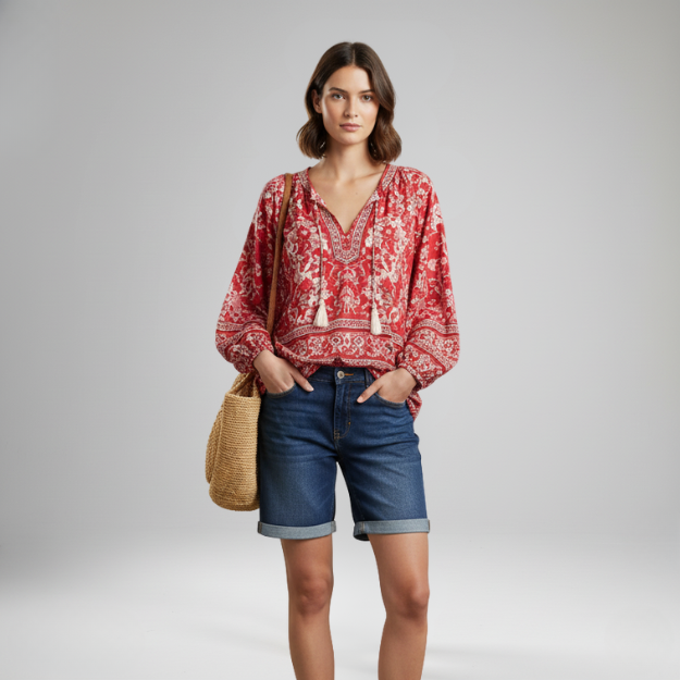 The Savannah Boho Blouse