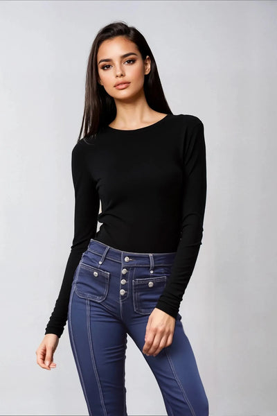 Stylish High-Waisted Jeans