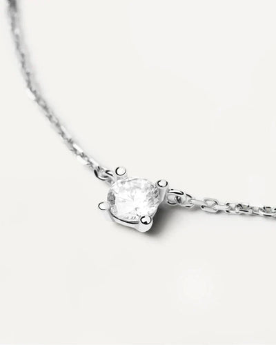Lustre Solitaire Necklace