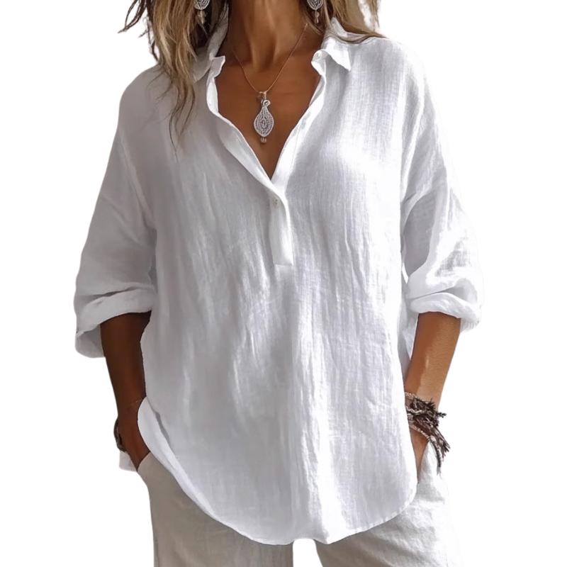 Annika | Airy Linen Blouse