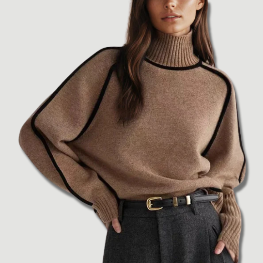 Malia | Chic Designer Turtleneck Knit