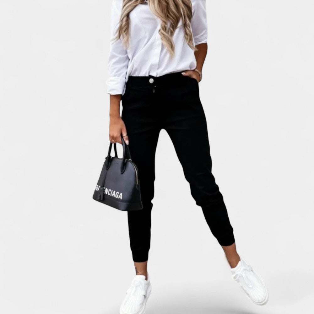 JENNA HIGH WAIST STRETCH BOTTOMS