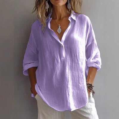 Annika | Airy Linen Blouse