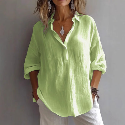 Annika | Airy Linen Blouse