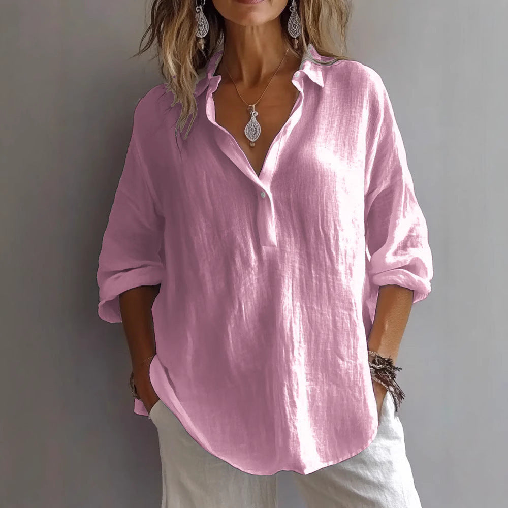 Annika | Airy Linen Blouse