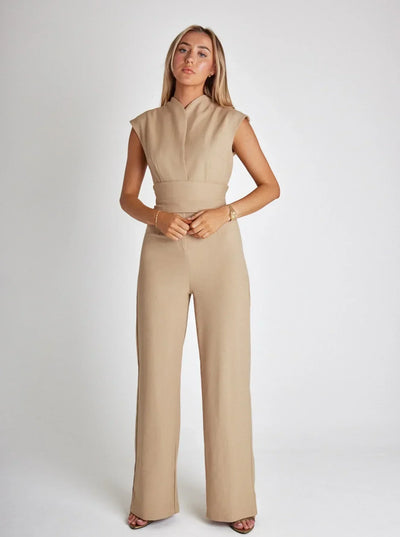 Sculpted Muse Tailored Jumpsuit
