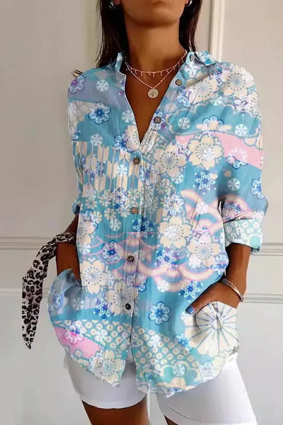 The Sara Printed Blouse
