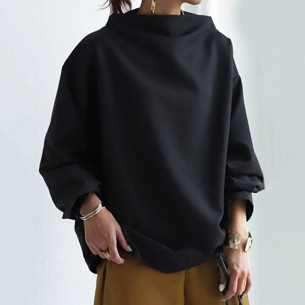 Wanda | Comfortable High-Neck Knit Sweater