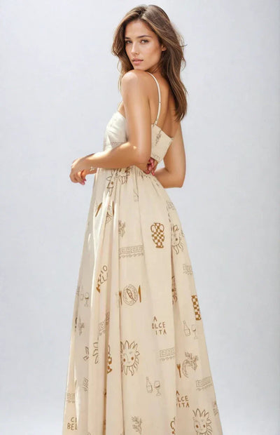 The Boho Charm Maxi Dress