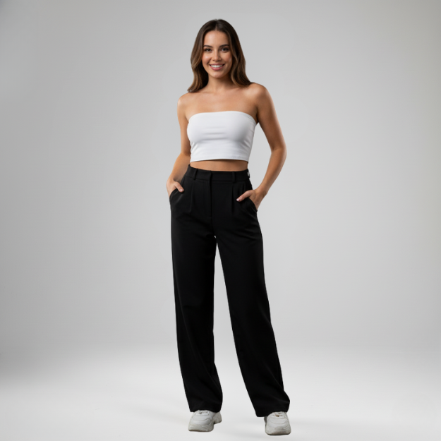Eloura – Tailored Wide-Leg Trousers