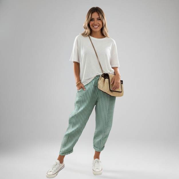 SANDRA STRIPED PANTS