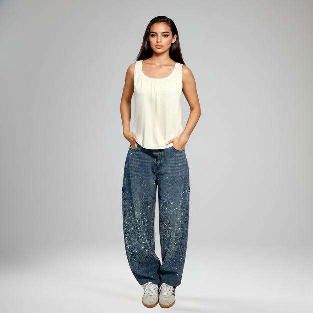 Celeste Rhinestone Jeans