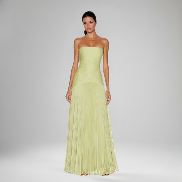 SABRINA | SLEEVELESS DROP-WAIST MAXI DRESS