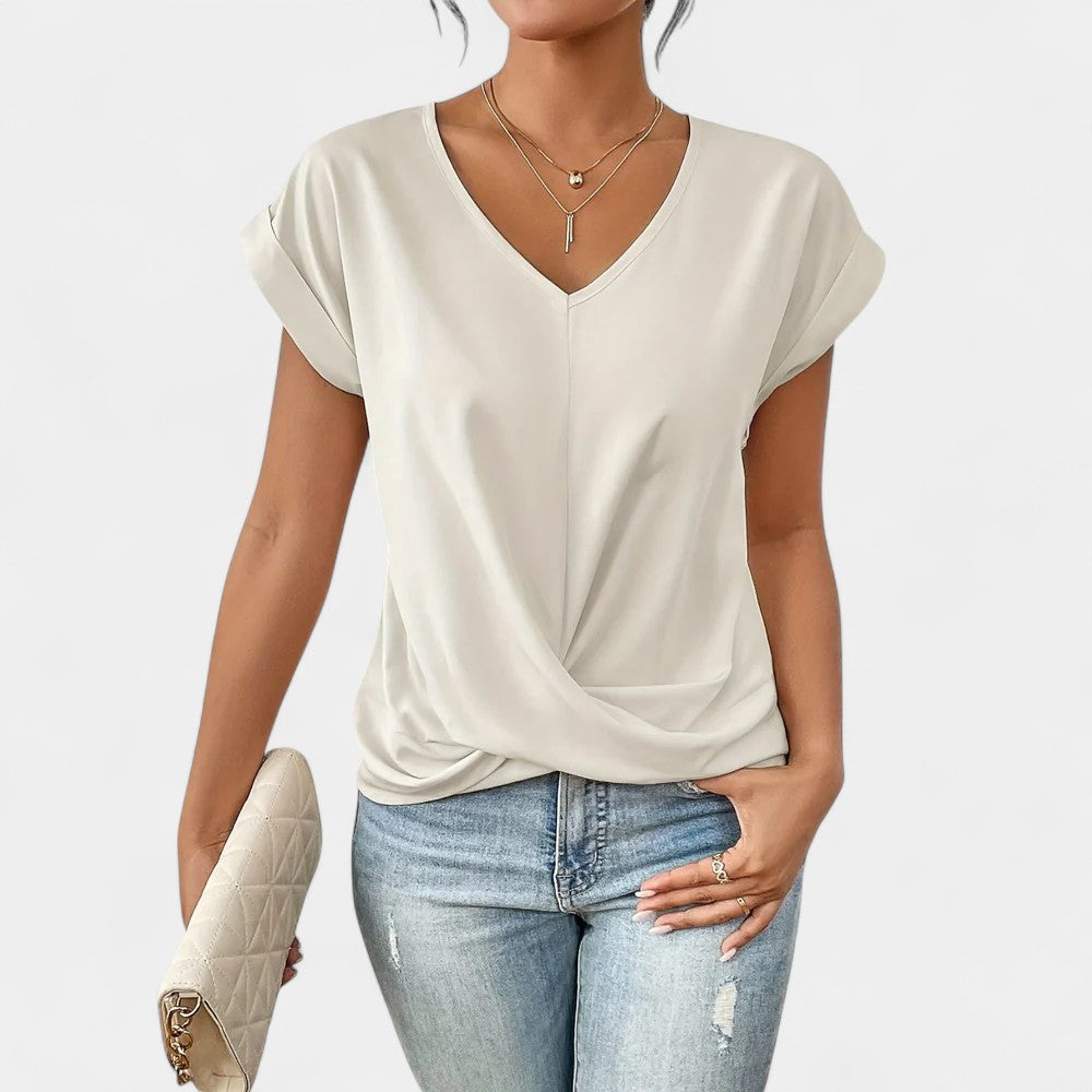 AMY V-NECK TOP