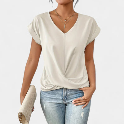 AMY V-NECK TOP