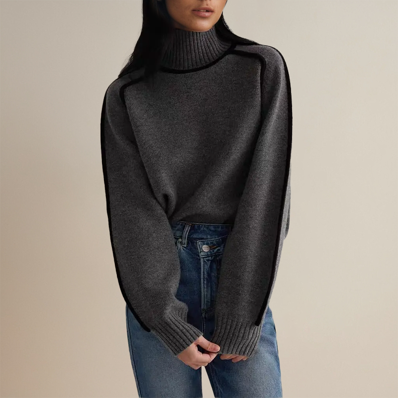 Malia | Chic Designer Turtleneck Knit