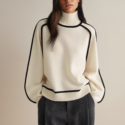 Malia | Chic Designer Turtleneck Knit
