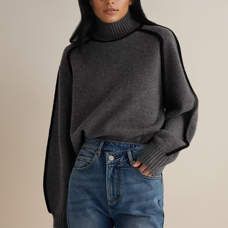 Malia | Chic Designer Turtleneck Knit