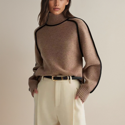 Malia | Chic Designer Turtleneck Knit
