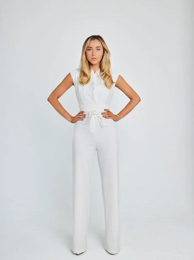 Sculpted Muse Tailored Jumpsuit