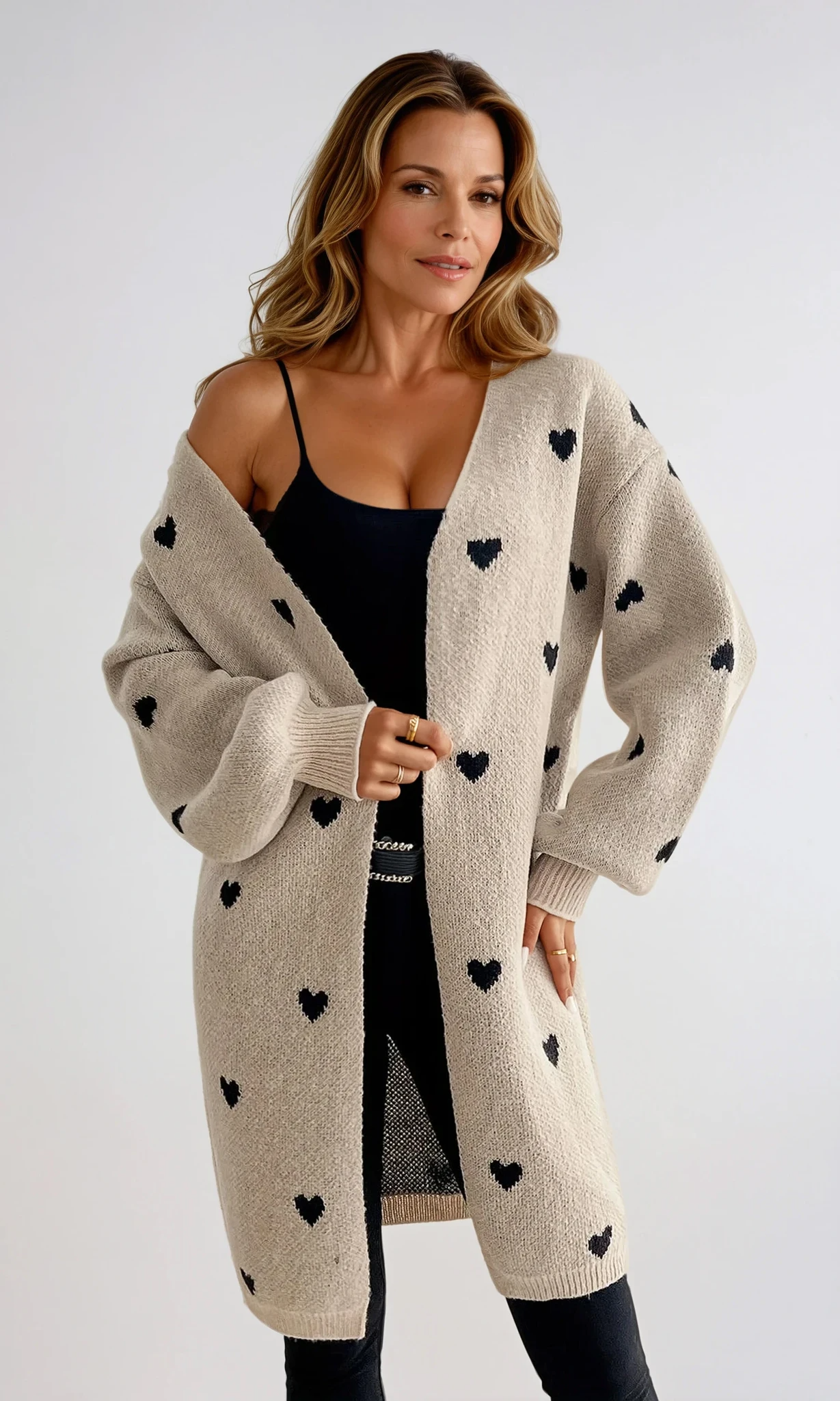 Ava | Heart Cardigan