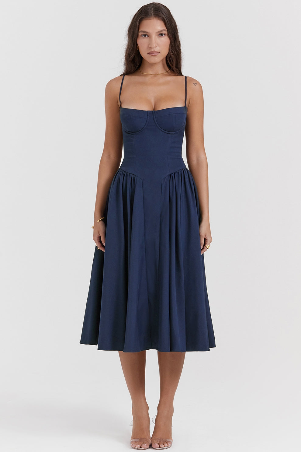 Maissa - Elegant Sleevelss Midi Dress