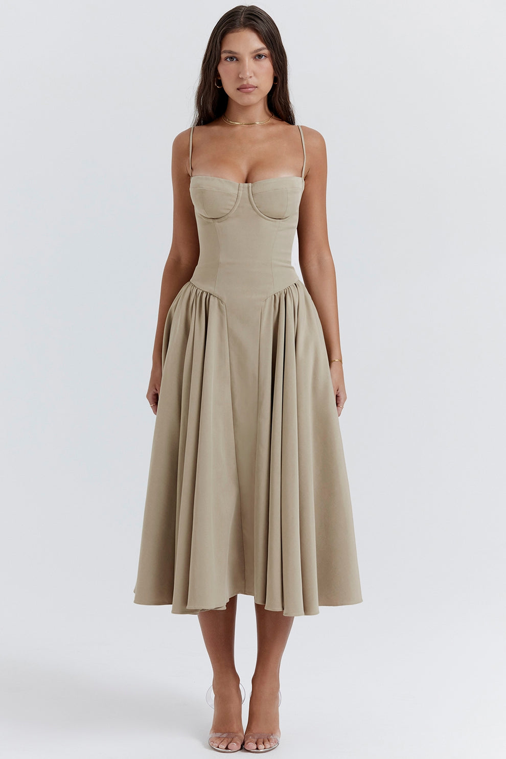 Maissa - Elegant Sleevelss Midi Dress
