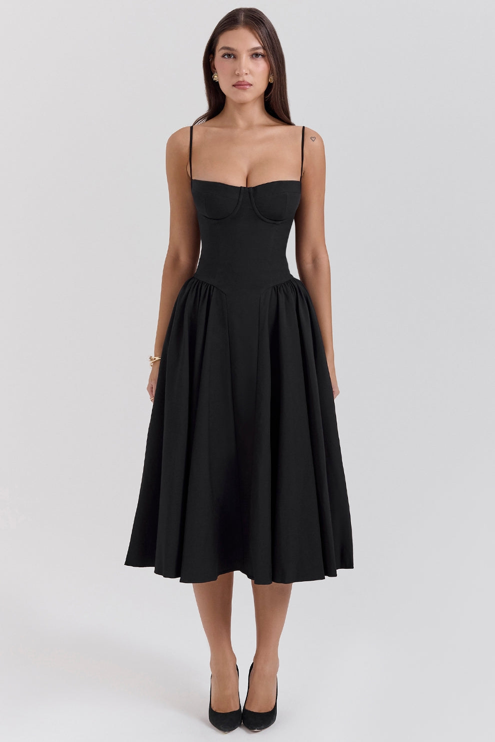 Maissa - Elegant Sleevelss Midi Dress