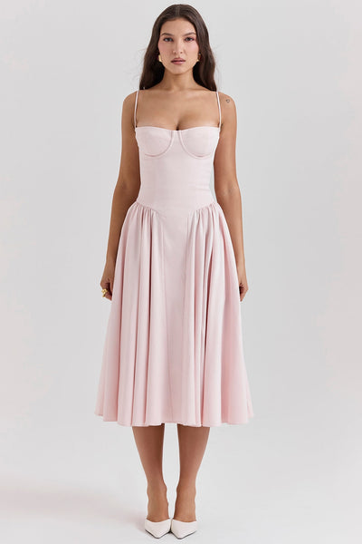 Maissa - Elegant Sleevelss Midi Dress