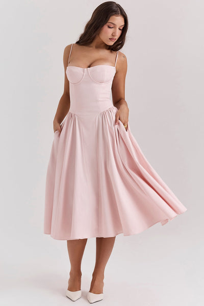 Maissa - Elegant Sleevelss Midi Dress