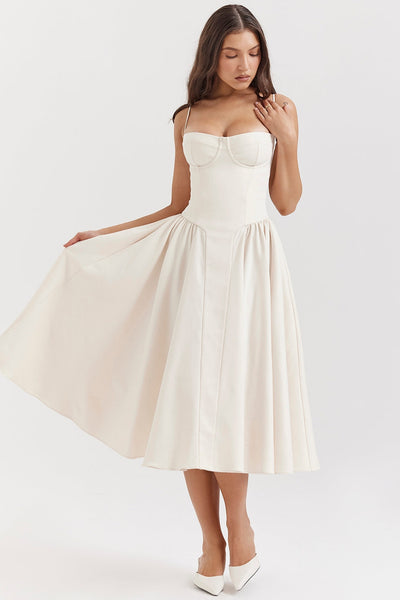 Maissa - Elegant Sleevelss Midi Dress