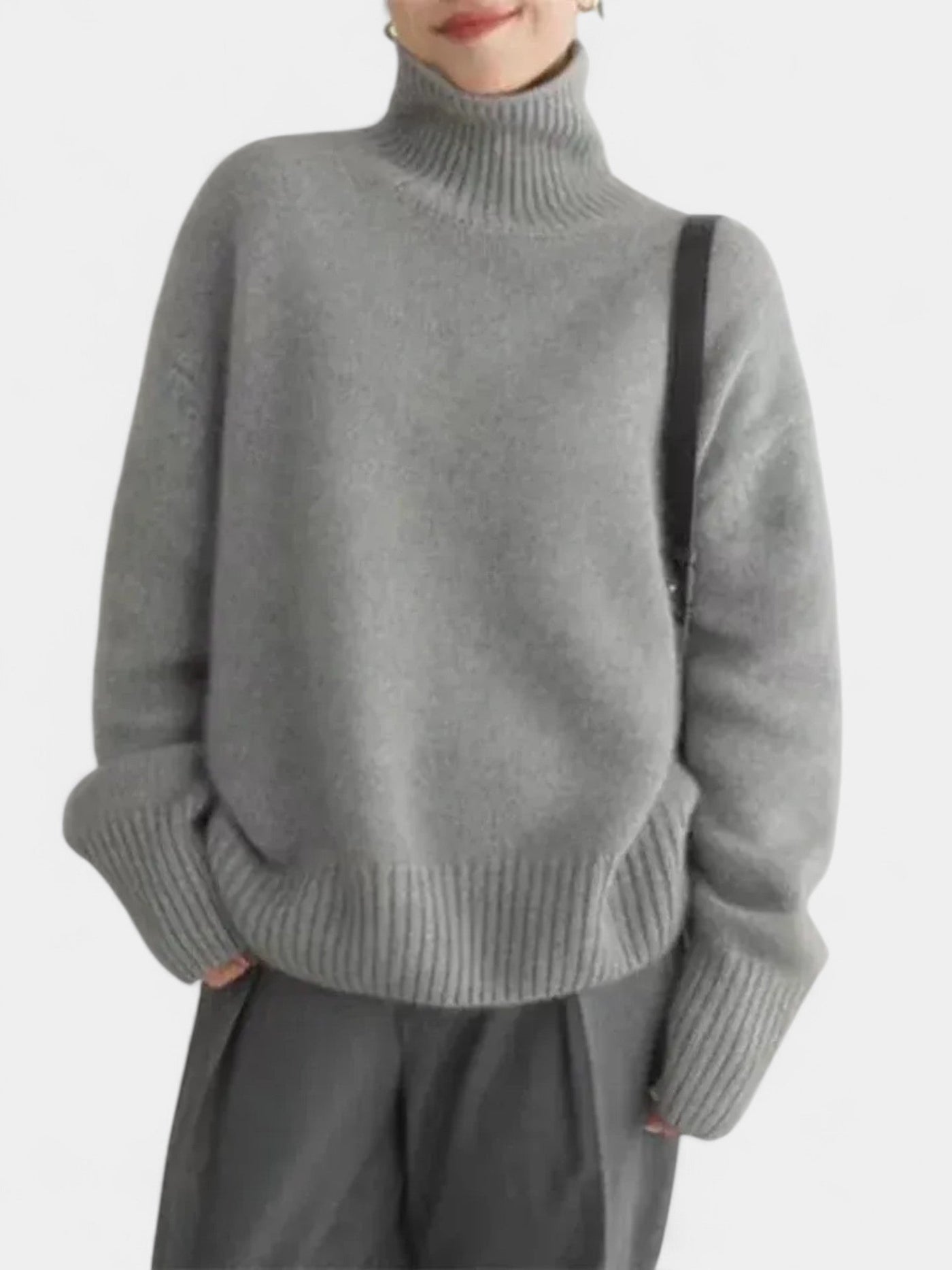 CATALINA CASHMERE HIGH NECK SWEATER