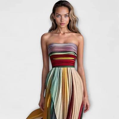 Diana | Pleated Maxi Dress